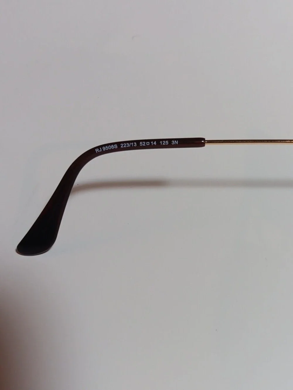 Ray-Ban Gold Frame Aviator Sunglasses with Brown Lenses